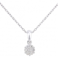 Złoty naszyjnik z diamentową zawieszką- dł. 46 cm. Żółte naszyjniki damskie marki METROPOLITAN, pozłacane. W wyprzedaży za 517,95 zł.