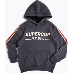 Jonas Nielsen Stockholm - Chłopięca bluza nierozpinana, niebieski. Niebieskie bluzy chłopięce rozpinane Jonas Nielsen Stockholm, z nadrukiem. Za 169,95 zł.