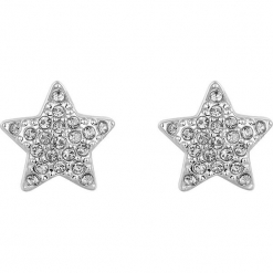 Kolczyki z kryształkami Swarovski. Szare kolczyki damskie marki Biżuteria z kryształkami Swarovski, z kryształem. W wyprzedaży za 45,95 zł.