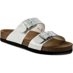 Klapki DR. BRINKMANN - 701178 Weiss 3. Białe klapki damskie marki Dr. Brinkmann, bez wzorów, ze skóry ekologicznej, bez obcasa. Za 139,00 zł.