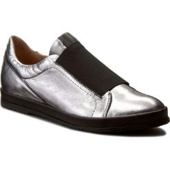 Półbuty SERGIO BARDI - Cirilla FW1268817AF 110. Szare półbuty damskie Sergio Bardi, bez wzorów, ze skóry, eleganckie, bez obcasa, na płaskiej podeszwie, na sznurówki. W wyprzedaży za 159,00 zł.