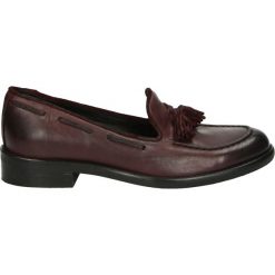 Mokasyny - GLOBAL04 S VI. Brązowe mokasyny damskie marki Venezia, ze skóry. Za 379,00 zł.