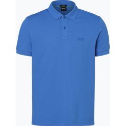BOSS Athleisurewear - Męska koszulka polo – Piro, niebieski. Niebieskie koszulki polo BOSS Athleisurewear, l, z bawełny. Za 349,95 zł.