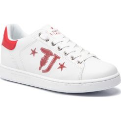 Sneakersy TRUSSARDI JEANS - 79A00391 R150. Białe półbuty damskie Trussardi Jeans, z jeansu. W wyprzedaży za 339,00 zł.