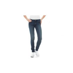 Jeansy skinny Wrangler Molly River Washed W251ZB33T. Niebieskie jeansy damskie marki Wrangler, bez wzorów, z jeansu. Za 289,00 zł.