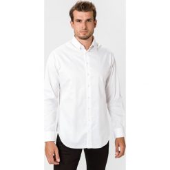 Giorgio Armani Koszula Biały. Białe koszule męskie Giorgio Armani, bez wzorów, z bawełny, bez kołnierzyka, z długim rękawem. Za 1029,95 zł.