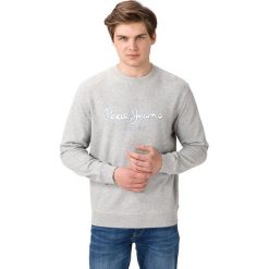 Pepe Jeans George Bluza Szary. Szare bluzy męskie Pepe Jeans, s, z haftami, z bawełny, bez kołnierzyka, bez rękawów, bez kaptura. Za 335,95 zł.