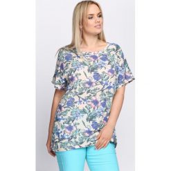Bluzki, topy, tuniki: Beżowy T-shirt Beautiful World