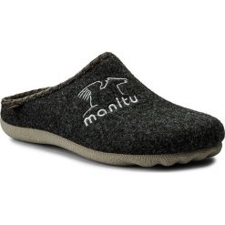 Kapcie męskie: Kapcie MANITU – 220247 Grau 9