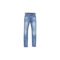 Jeansy straight leg Yurban IEDABALO. Niebieskie jeansy męskie Yurban, m, bez wzorów. W wyprzedaży za 107,40 zł.