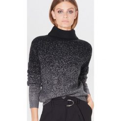 Sweter z efektem ombre - Czarny. Czarne swetry damskie Mohito, s, bez wzorów, bez rękawów, bez kaptura. Za 139,99 zł.