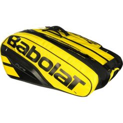 TORBA tenis i inne SPORTY RAKIETOWE RH PURE AERO na 12 RAKIET. Żółte torby męskie sportowe Babolat, bez wzorów, sportowe. Za 349,99 zł.