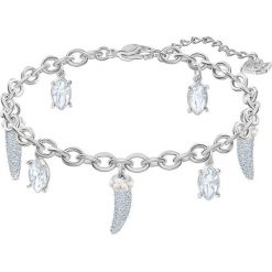 Swarovski - Bransoletka Polar Bestiary. Szare bransoletki damskie Swarovski, z polaru, z kryształem. Za 429,90 zł.