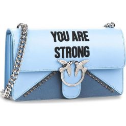 Torebki klasyczne damskie: Torebka PINKO – Love Strong Pe 18 Pltt 1P212X Y4HH Light Blue E82