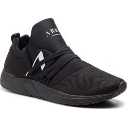 Sneakersy ARKK COPENHAGEN - Raven Mesh S-E15 IL1403-0099-M All Black/White. Czarne sneakersy męskie ARKK Copenhagen, bez wzorów, z materiału, bez zapięcia. W wyprzedaży za 379,00 zł.