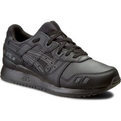 Sneakersy ASICS - TIGER Gel-Lyte III HL6A2 Black/Black 9090. Czarne półbuty damskie Asics, ze skóry. W wyprzedaży za 299,00 zł.