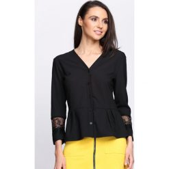 Czarna Bluzka Cheeks of Rose. Czarne bluzki longsleeves Born2be, s. Za 49,99 zł.