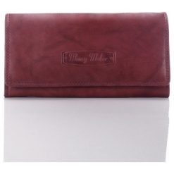 Portfel damski skórzany brązowy Money Maker 12129b - Brązowy. Pomarańczowe portfele damskie Money Maker, bez wzorów, ze skóry. Za 69,99 zł.