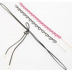 Naszyjniki damskie: Naszyjniki typu choker – Czarny