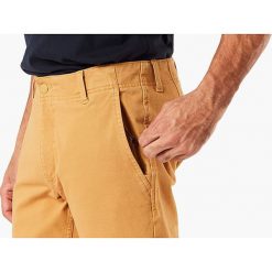 Spodnie chino - Slim fit - w kolorze żółtym. Żółte spodnie męskie DOCKERS, m, w paski. W wyprzedaży za 175,95 zł.