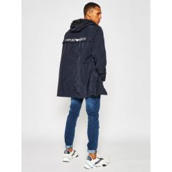 Parka Emporio Armani 3H1L80 1NXGZ 0929. Niebieskie kurtki męskie Emporio Armani, m, bez wzorów, z poliesteru, bez kaptura. W wyprzedaży za 1499,00 zł.