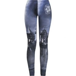 Harry Potter Hogwarts Legginsy wielokolorowy. Szare legginsy marki Harry Potter, l, z nadrukiem. Za 79,90 zł.