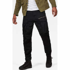 G-Star Raw - Jeansy Rovic Zip. Czarne jeansy męskie regular G-Star RAW. W wyprzedaży za 399,90 zł.