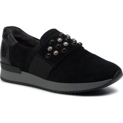 Sneakersy GABOR - 94.423.17 Schwarz. Czarne półbuty damskie Gabor, bez wzorów, ze skóry, bez obcasa, na płaskiej podeszwie, bez zapięcia. W wyprzedaży za 339,00 zł.