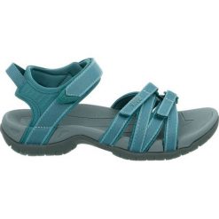 Teva TIRRA Sandały trekkingowe aqua. Niebieskie sandały damskie marki Teva, z materiału. Za 399,00 zł.