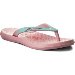 Japonki RIDER - Energy V Kids 82365 Pink/Green 20706. Zielone sandały dziewczęce Rider, z tworzywa sztucznego, bez zapięcia. Za 54,99 zł.