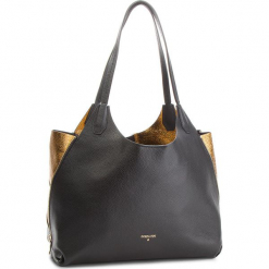 Torebka PATRIZIA PEPE - 2V7329/A3FH-I2YC Dark Gold/Nero. Czarne torebki klasyczne damskie marki Patrizia Pepe, ze skóry. W wyprzedaży za 939,00 zł.