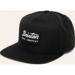 Brixton - Czapka. Zielone czapki damskie Brixton, z aplikacjami, z bawełny. W wyprzedaży za 99,90 zł.