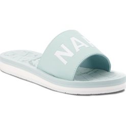 Klapki NAPAPIJRI - Ariel 16708557 Pale Green N71. Zielone klapki damskie Napapijri, bez wzorów, ze skóry ekologicznej, bez obcasa. W wyprzedaży za 119,00 zł.