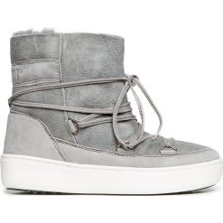 Buty MOON BOOT PULSE JR GIRL SHEARLING. Brązowe buty dziewczęce zimowe Moon Boot, bez zapięcia. W wyprzedaży za 300,00 zł.