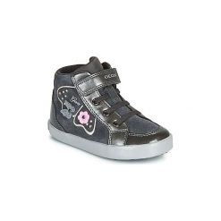 Buty Dziecko Geox B KILWI GIRL. Szare trampki dziewczęce Geox, bez wzorów, bez zapięcia. Za 239,00 zł.