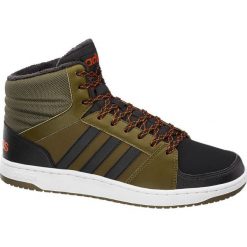Buty męskie adidas Vs Hoops Mid adidas oliwkowe. Zielone buty sportowe męskie marki Adidas, z gumy. Za 195,00 zł.