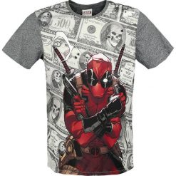 T-shirty męskie z nadrukiem: Deadpool Dollars T-Shirt wielokolorowy
