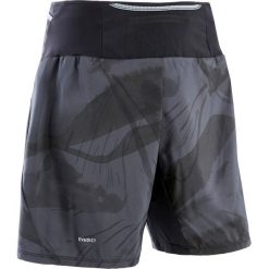 Spodenki Do Biegania W Terenie Męskie. Szare spodenki sportowe męskie EVADICT, xl, bez wzorów, z elastanu, do biegania. Za 69,99 zł.