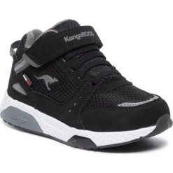 Sneakersy KANGAROOS - Kadee Taro Rtx 18391 000 5003 Jet Black/Steel Grey. Czarne trampki chłopięce KangaROOS, bez wzorów, ze skóry ekologicznej, bez zapięcia. Za 209,00 zł.