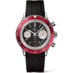 PROMOCJA LONGINES Heritage Diver 1967 L2.808.4.52.9. Szare zegarki męskie LONGINES, srebrne. W wyprzedaży za 8590,00 zł.