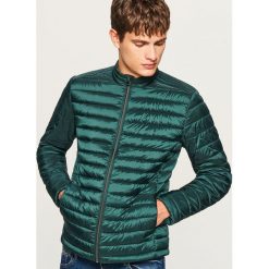 Pikowana kurtka ze stójką - Khaki. Brązowe kurtki męskie pikowane Reserved, l. Za 119,99 zł.