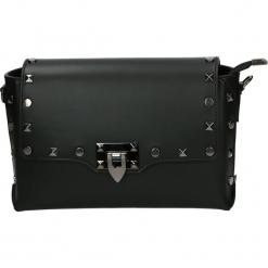 Torba - 4-252G-O NE-V. Czarne torebki klasyczne damskie marki Venezia, ze skóry. Za 399,00 zł.