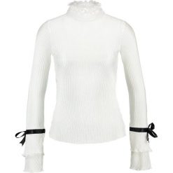 Bluzki asymetryczne: Navy London JEANIE Bluzka white