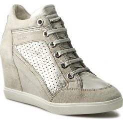 Sneakersy damskie: Sneakersy GEOX – D Eleni C D7267C 021BV C0997 Ecri/Platynowy