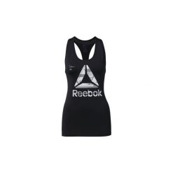 Topy na ramiączkach / T-shirty bez rękawów Reebok Sport Koszulka na ramiączkach ACTIVCHILL Graphic. Czarne bluzki sportowe damskie Reebok Sport, l. Za 149,00 zł.