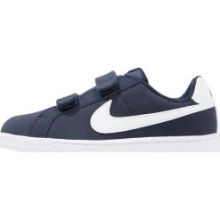 Nike Sportswear COURT ROYALE (PSV) Tenisówki i Trampki obsidian/white. Niebieskie trampki dziewczęce Nike Sportswear, ze skóry. Za 169,00 zł.