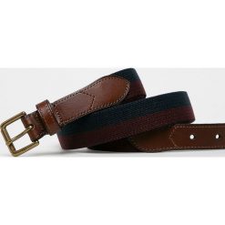 Polo Ralph Lauren - Pasek. Niebieskie paski męskie Polo Ralph Lauren, w paski, ze skóry. W wyprzedaży za 139,90 zł.