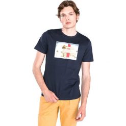Jack & Jones Hotel Koszulka Niebieski. Niebieskie podkoszulki męskie Jack & Jones, l, z nadrukiem, z bawełny, z krótkim rękawem. Za 66,95 zł.
