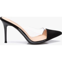 Answear - Szpilki Bellucci. Szare szpilki ANSWEAR, z materiału. W wyprzedaży za 69,90 zł.