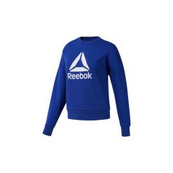 Bluzy Reebok Sport Bluza Workout Ready Big Logo. Niebieskie bluzy sportowe damskie Reebok Sport, s, bez wzorów, bez rękawów, bez kaptura. Za 169,00 zł.